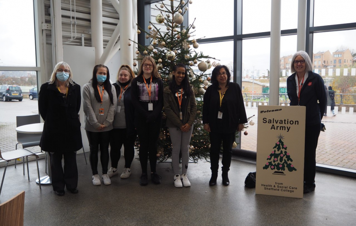 Health and social care students support Christmas charity appeal
