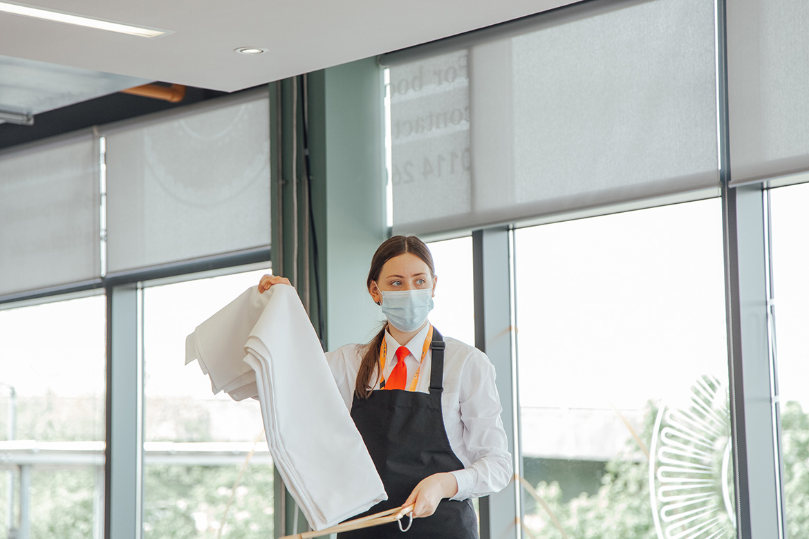 The Silver Plate waiting staff