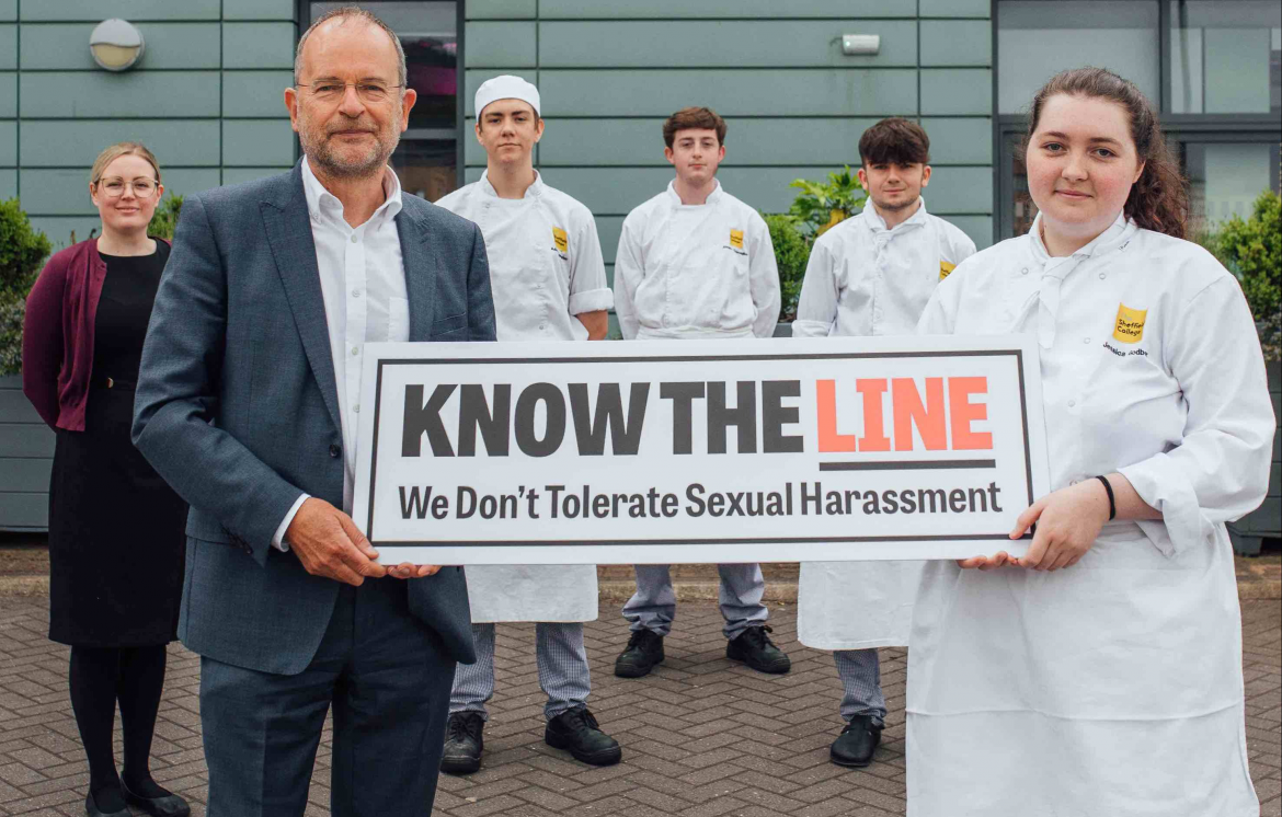 Silver Plate Restaurant backs Know The Line campaign