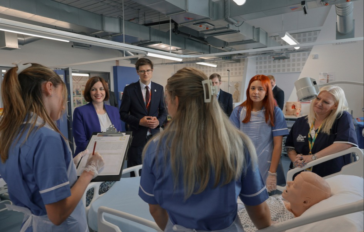 New Secretary of State for Education visits The Sheffield College in national first