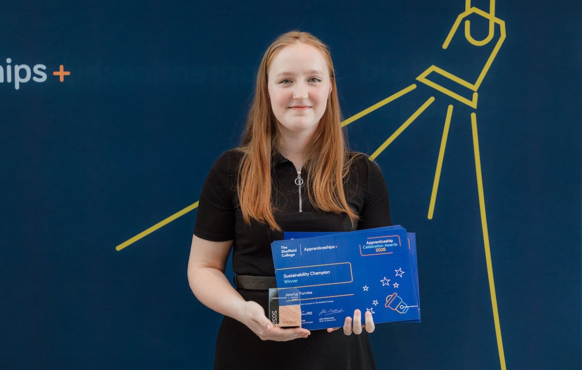 Awards ceremony champions The Sheffield College apprentices cover image