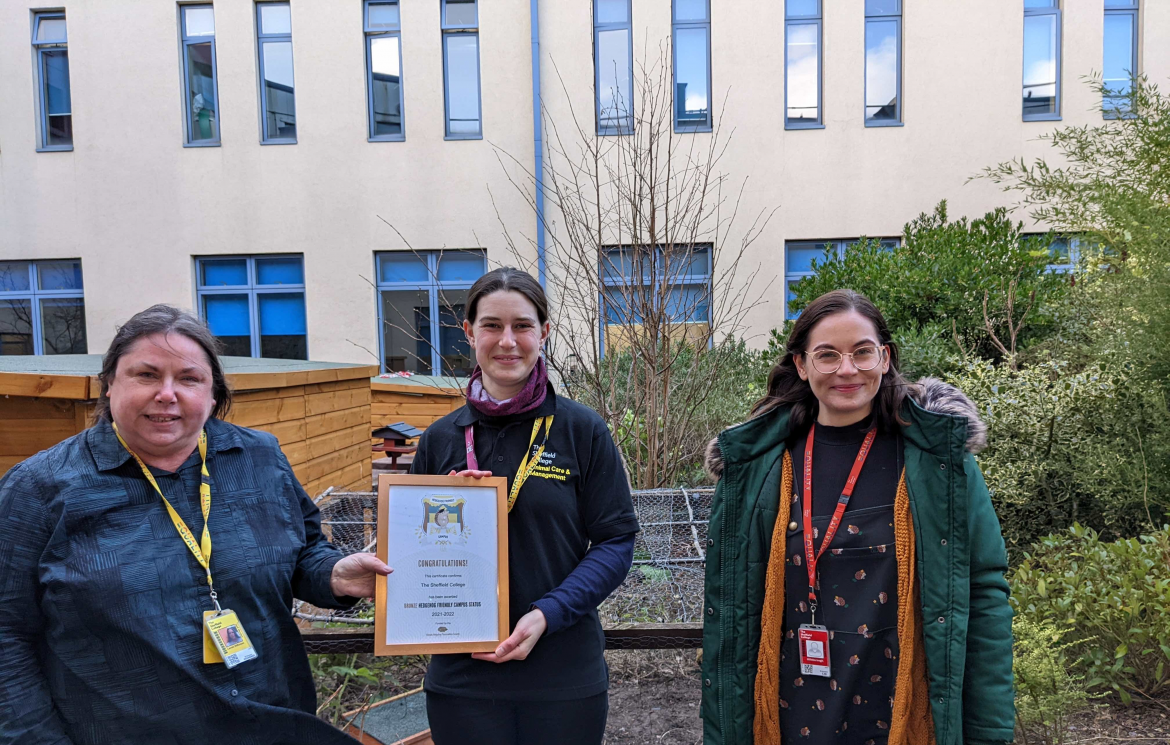 National Hedgehog Friendly Campus award